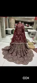 Royal Maroon Bridal Lehenga
Worn Once Only DM Now