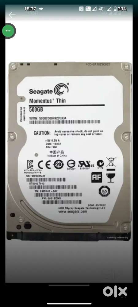 500gb internal harddisk