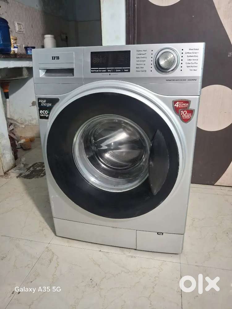 8 Month old iFB 8.5kg front load washing machine