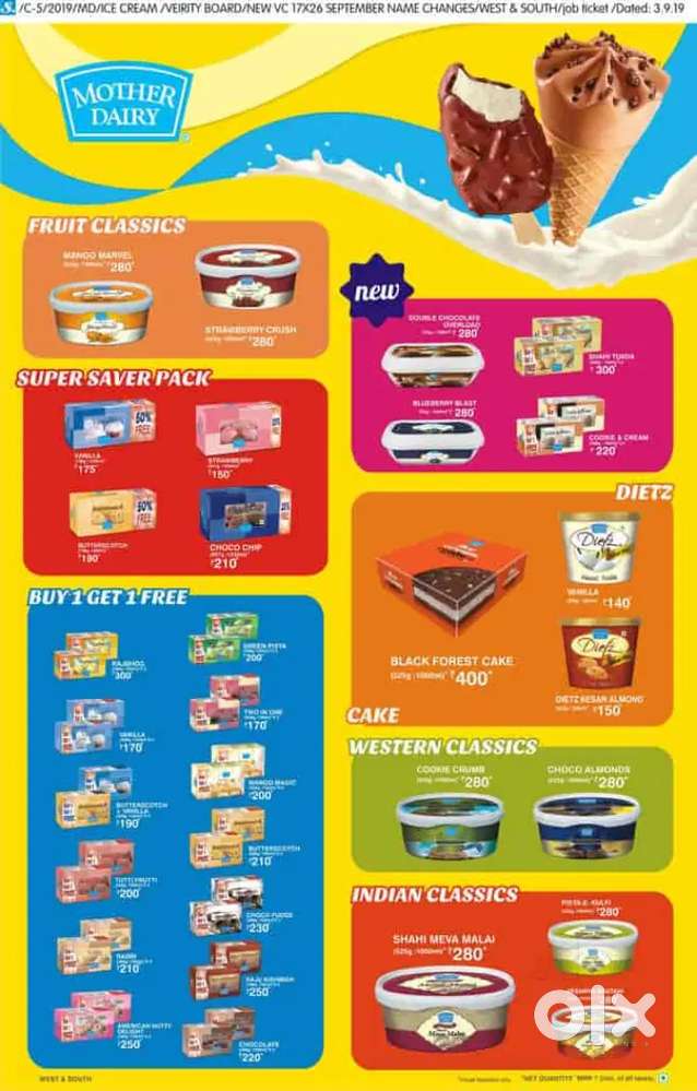 Marketing and sales of ice cream