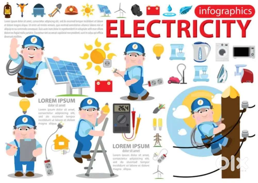 Electricians' All types of wiring home&flats