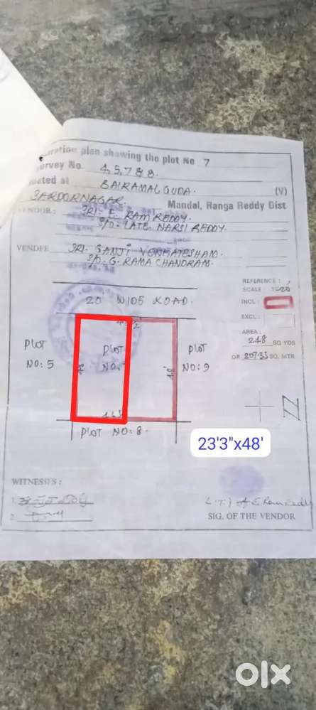 124 Sq.Yards Plot for sale