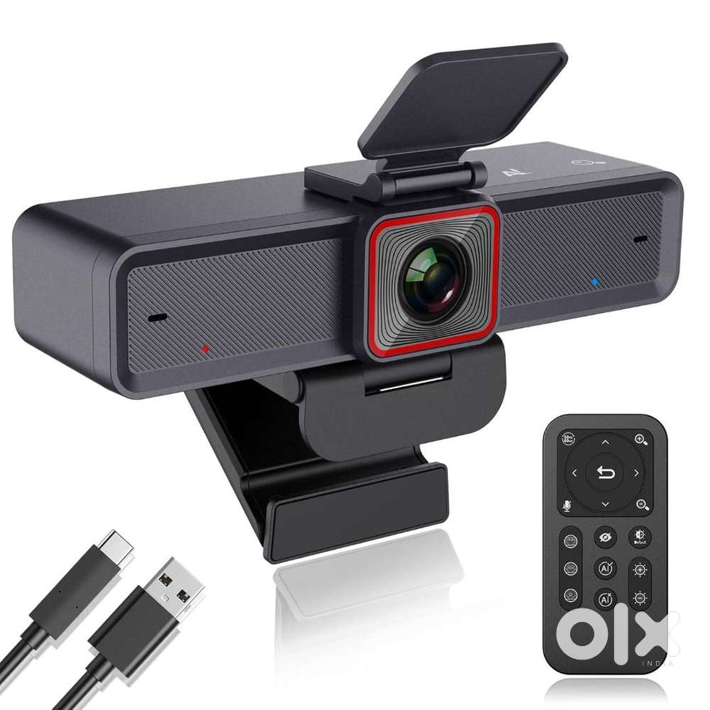 Angetube 4K Webcam  AI Tracking  Remote Control  1080p 60fps