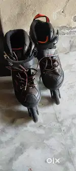 Skates and With Helmet