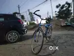 Cycle . Blue colour cycle . For 2 person can shet.