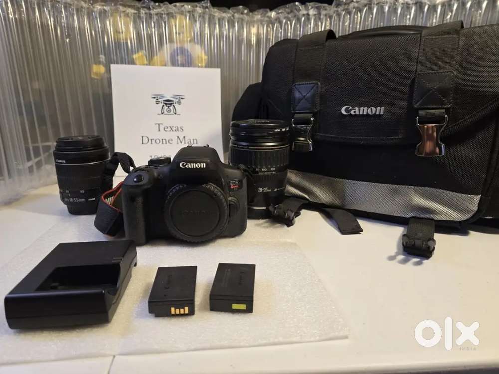 Canon EOS RebelT6i DigitalSLR with EFS 1855mm IS STM Lens Wi-Fi EXTRAS