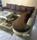 Sofa with centre table