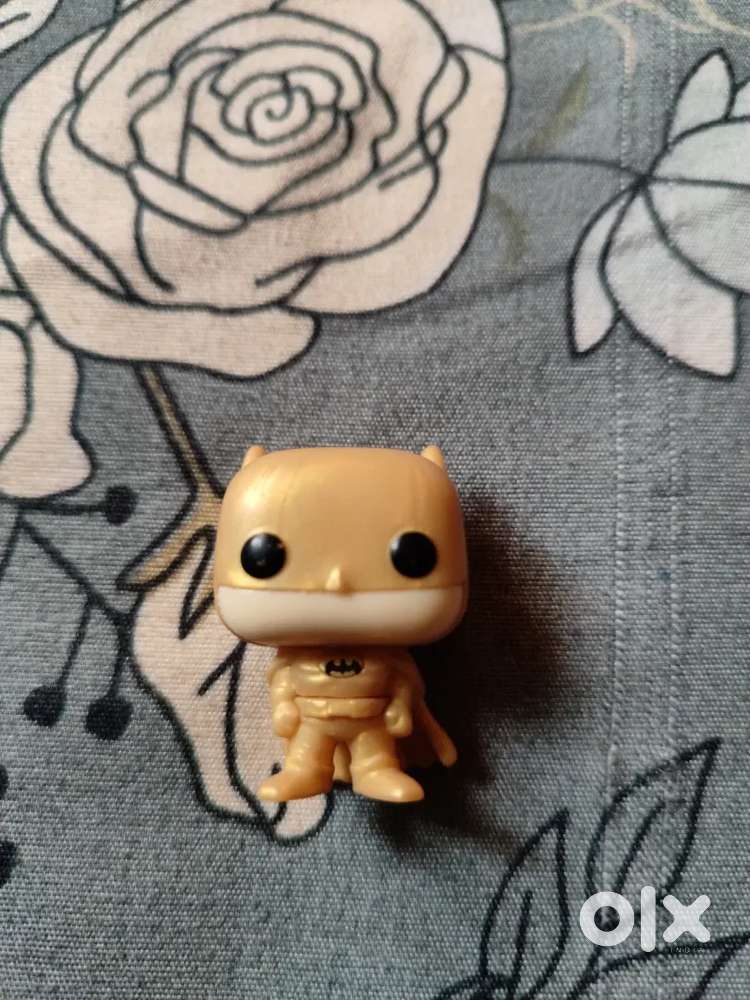 Golden Batman Kinder Joy Toy - Rare Limited Edition
