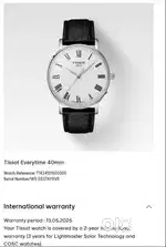 Tissot Everytime Mens Watch - with 2 years international warranty