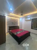 1rk fully furnished ( Bed ,ac , fridge, coupboards available)