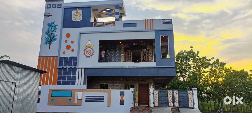 Double bedroom with attached bathrooms house for rent