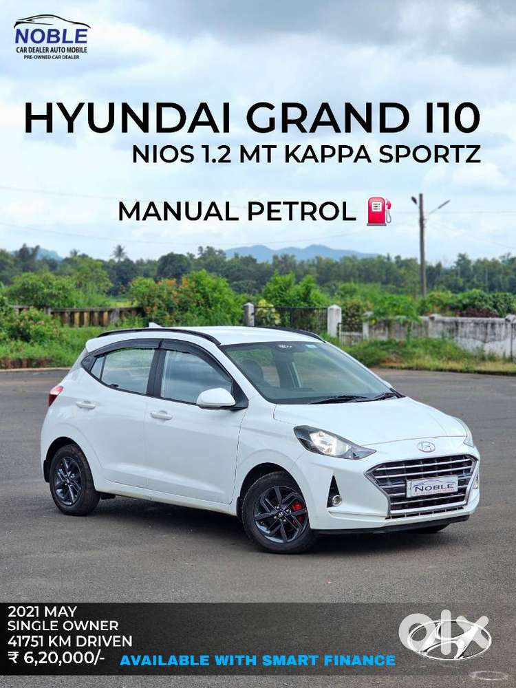 Hyundai Grand i10 Nios Sportz 1.2 Kappa VTVT, 2021, Petrol