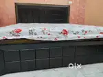 Sheesham Wood Double Bed with Mattress in Brand New Condition