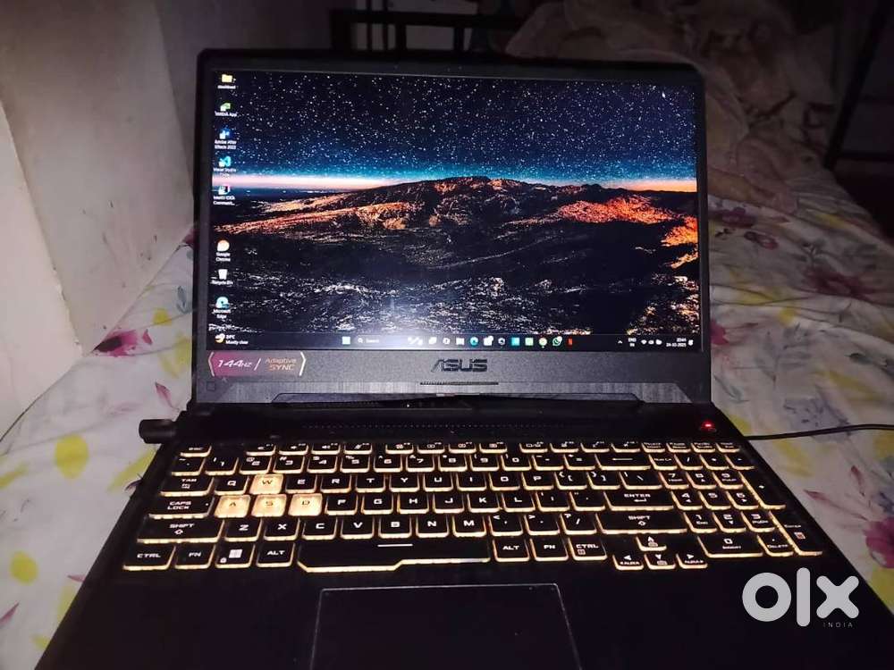ASUS TUF gaming laptop with NVIDIA GRAPHICS CARD RTX 3050 ,RAM 16GB