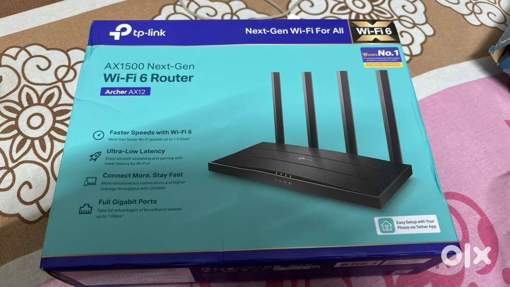 TP Link AX12 AX1500 Wifi 6 Dual Band Router - 3 Year Warranty