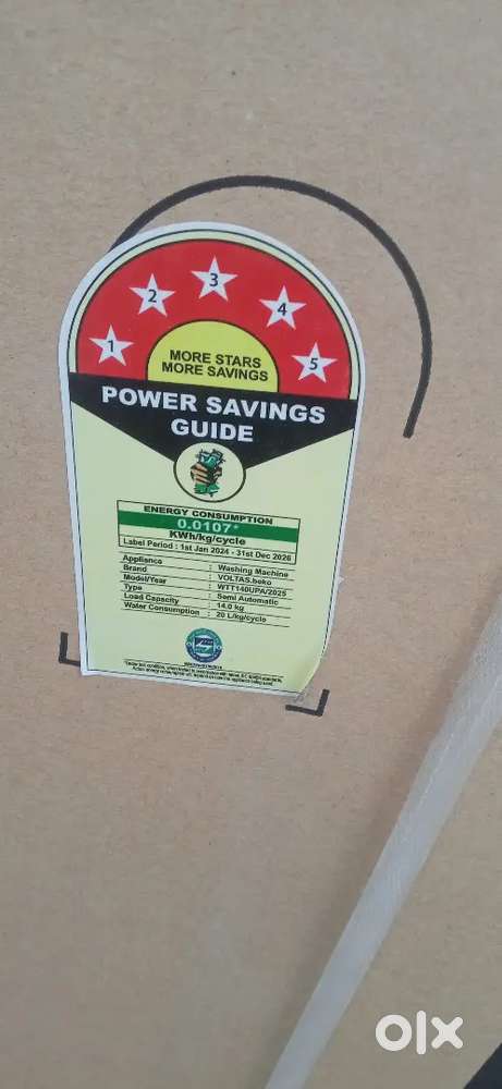 Brand new washing machine for sale