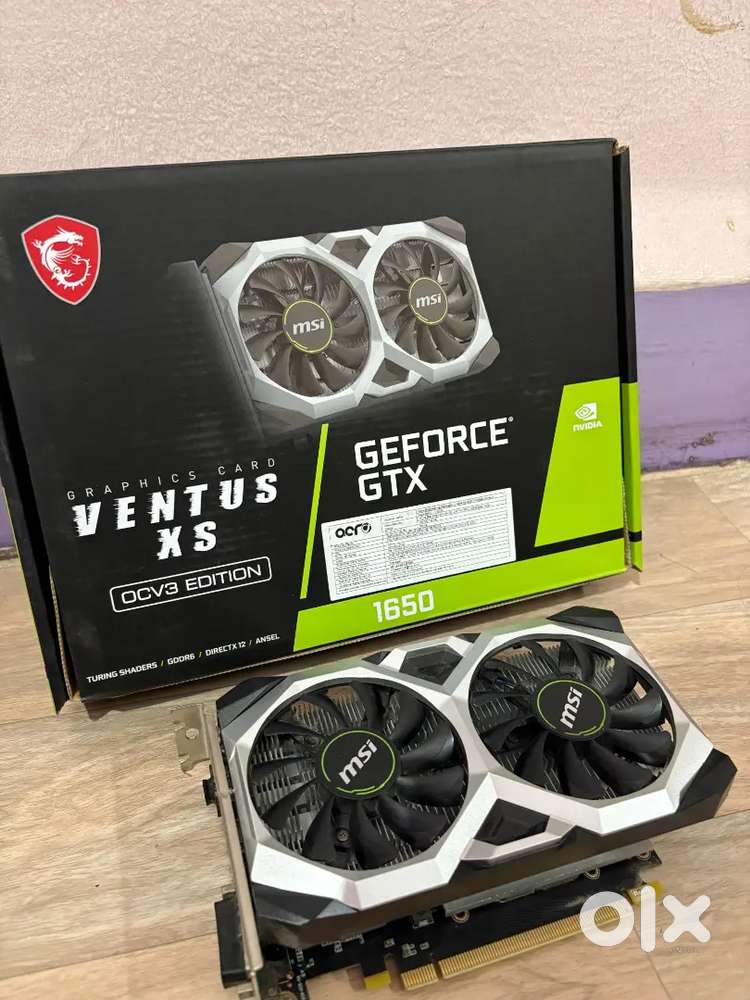 (Under warranty)MSI GTX 1650 ventus XS OCV3 4GB