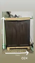 Double door wardrobe (plastic)