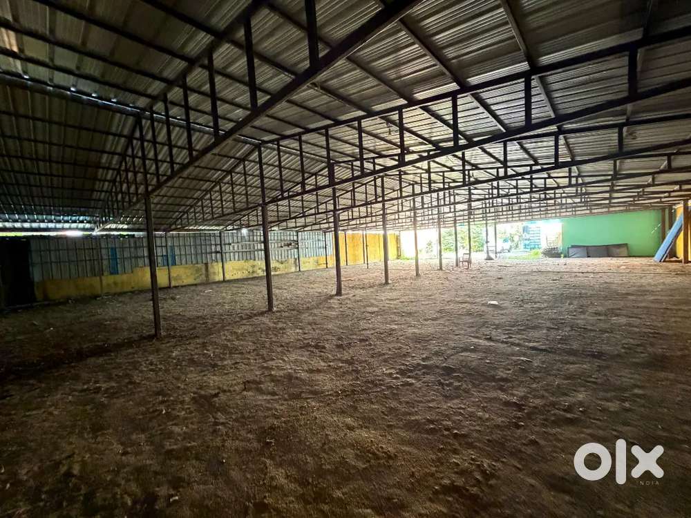 Ten thousand sqft area with building, shed & godown