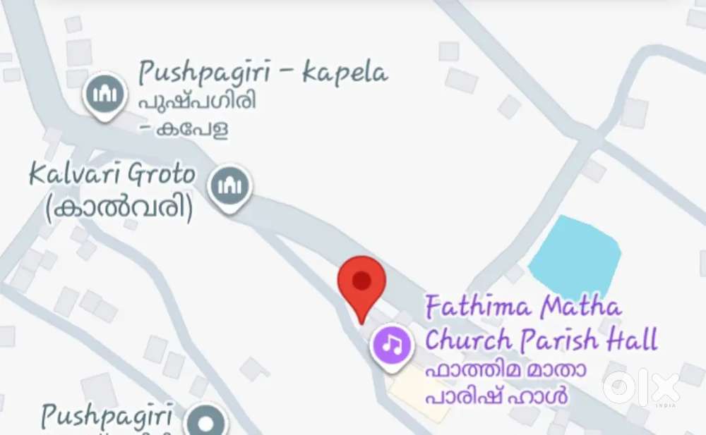 10cent square plot in chalakkudy, 200 mtr from pushpagiri church,