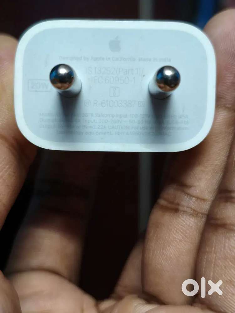 apple 20 watt usb type c to c adapter