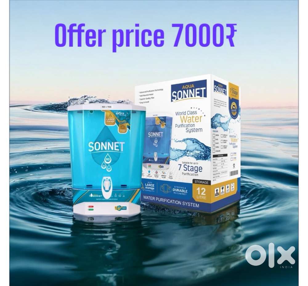 Sonnet RO + UV Water Purifier – Reliable Choice for Every Family