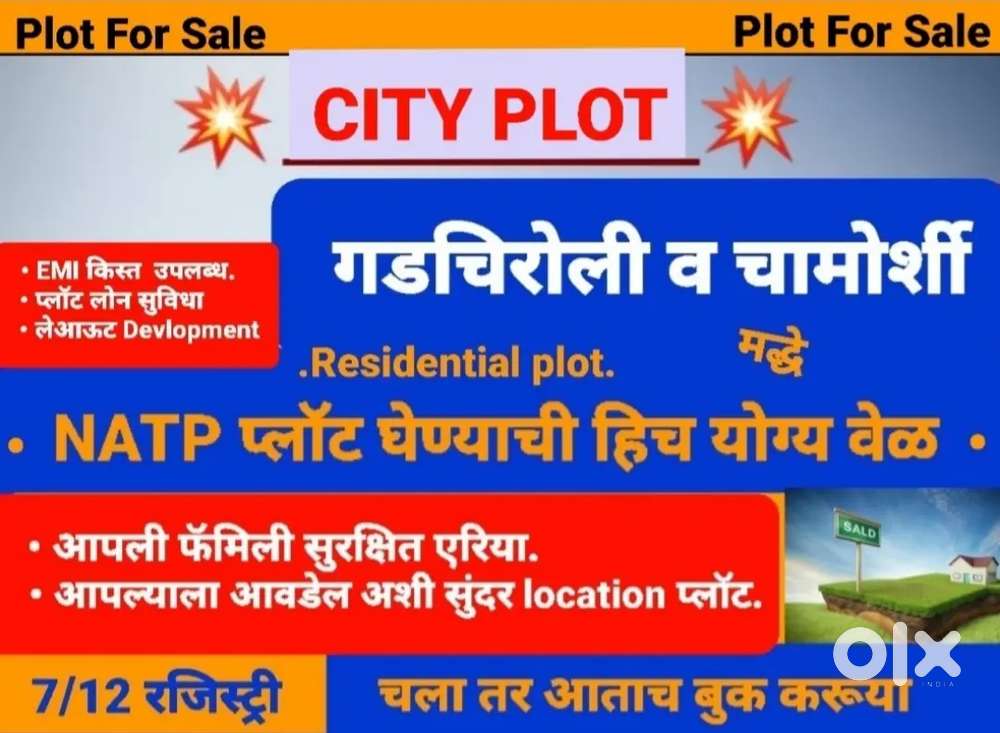 Plot Area:- गडचिरोली, चामोर्शी, आरमोरी, चंद्रपूर