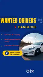 Must have valid indian licence earn upto 15 k weekly