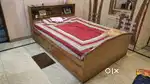 Queen size bed with mattress