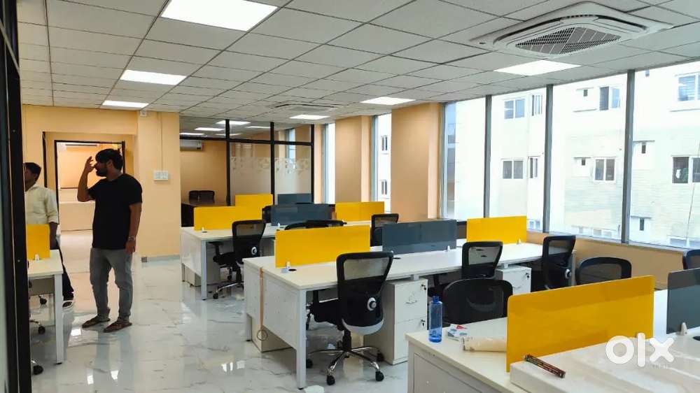 Plug N Play commercial office space for rent at Madhapur