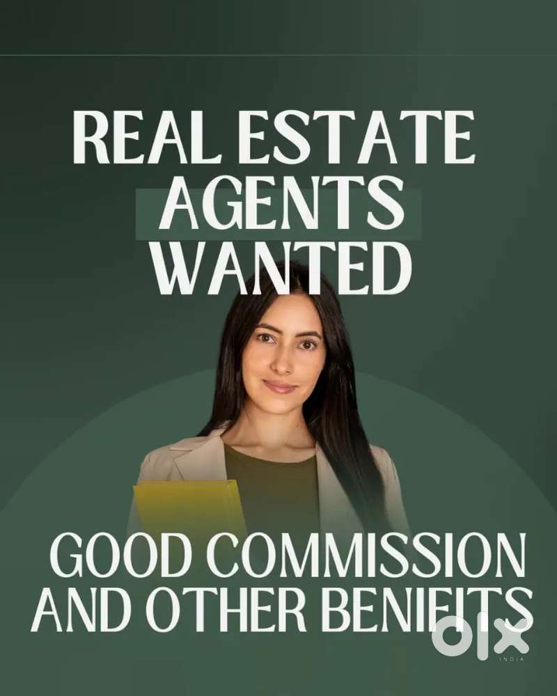 Real Estate Agent Wanted on Commission Basis ONE SALE ONE LAC INCOME