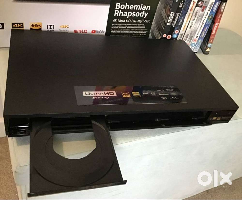 SONY UBP-X800M2 4K ULTRA HD Blu-ray Player. inc Remote, HDMI Cable, Bo
