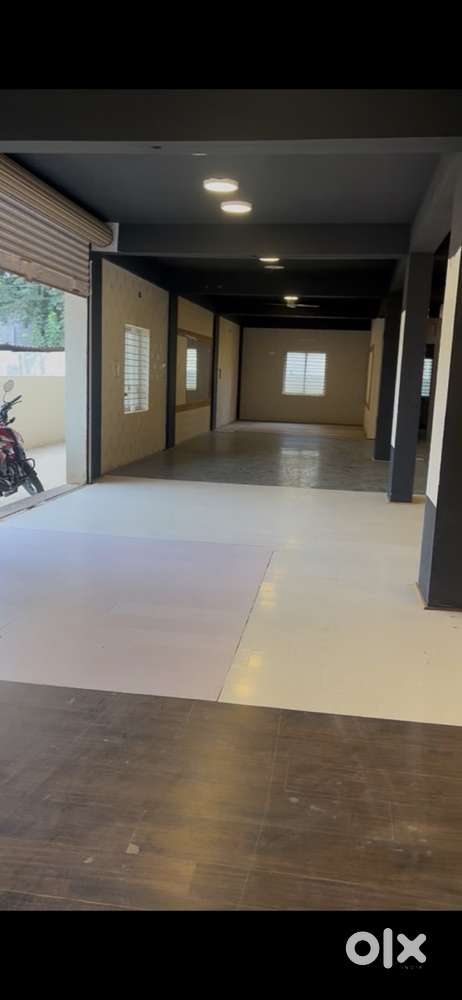 Godown with wooden floor