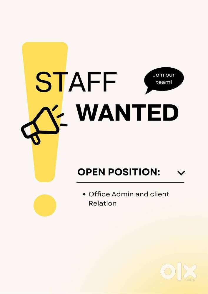 Office Staff Required