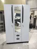 New Heavy 3 Door Supreme metal Almira (FIX RATE)