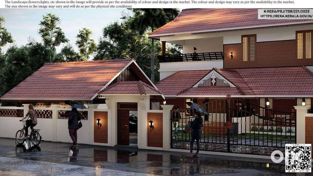 15 Cent Plot, Traditional Nalukettu 5BHK House for sale in Thrissur!