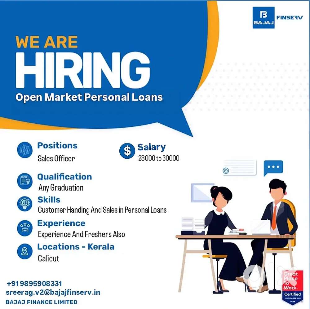 Bajaj Finserv, sales executive
