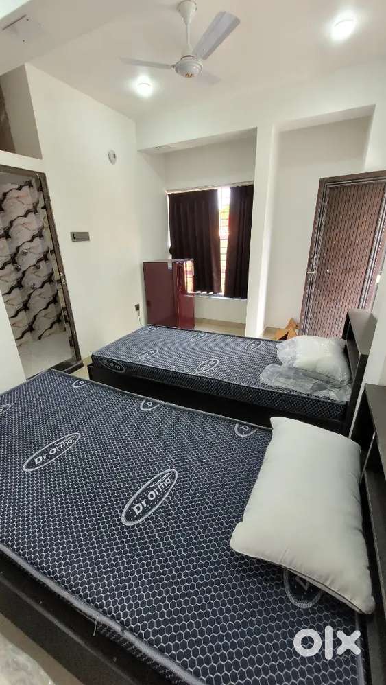Fully furnished room with independent balcony and kitchen