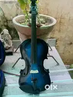 Blue violin