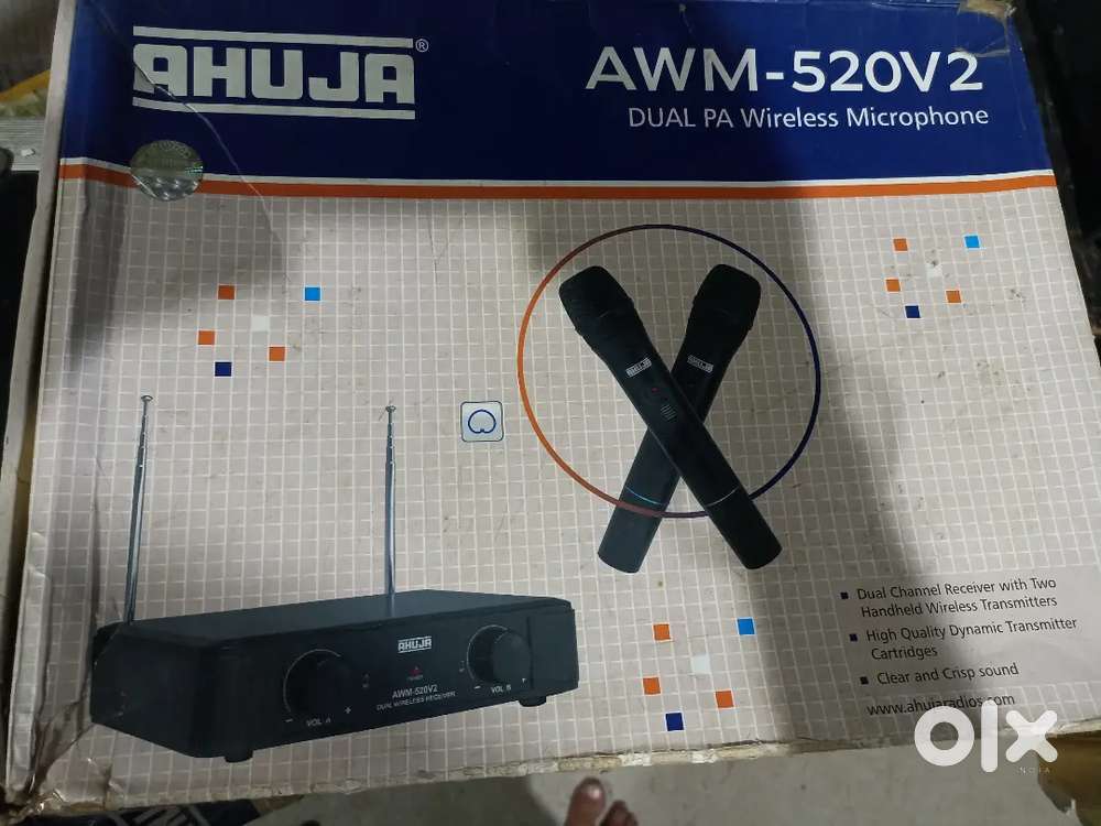 Ahuja mic amw520 new condition
