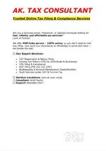 GST, ITR, TDS Filing Services – Online & PAN India (24x7)
