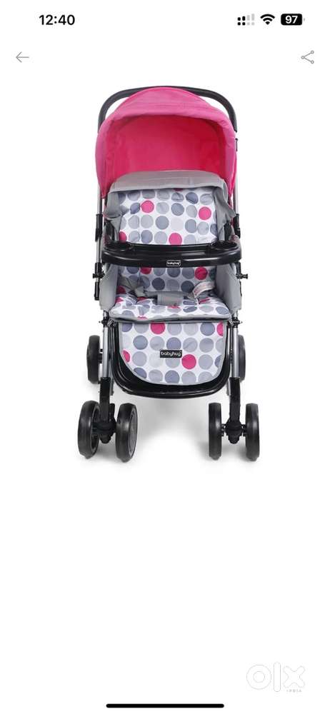 Babyhug kids stroller cum rocker in new condition