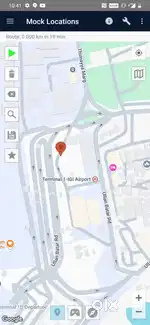 Airport driving