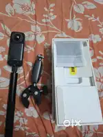 Insta 360 X3 with bike mount selfie stick