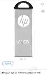 Hp pendrive 128 gb