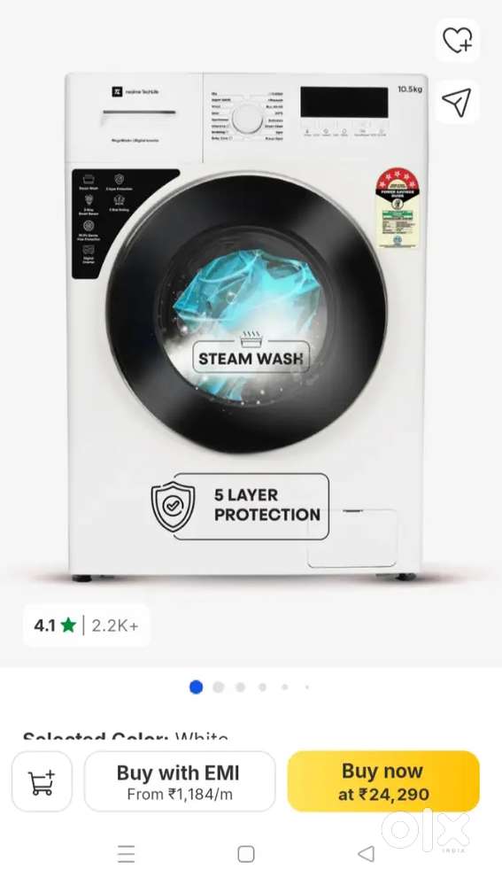 Washing Machine 10.5kg