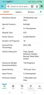 Automatic motorized heavy duty treadmill