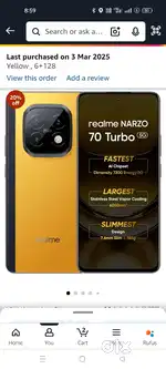 Realme Narzo 70turbo 5G