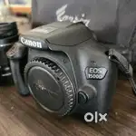 Canon EOS 1500D DSLR Camera with 18-55 mm Lens + EF5OMM F/1.8 STM Lens