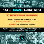 Store Staff for Lambda Gaming (CLT and KNR)